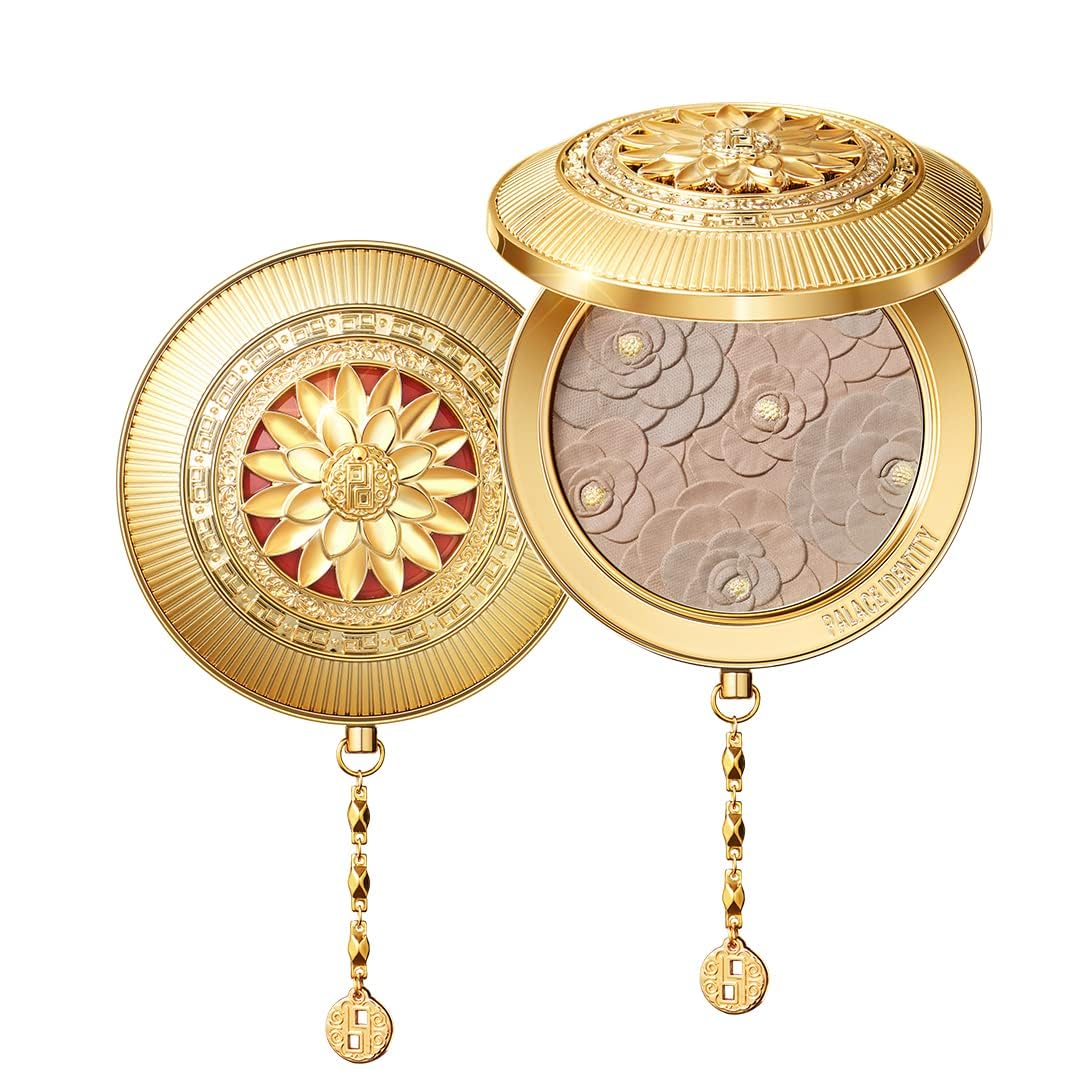 ZEESEA [Palace Identity] Peony Blush，Multi-purpose Makeup Tray, Caramel Nude Brown (01#Warm Gold)