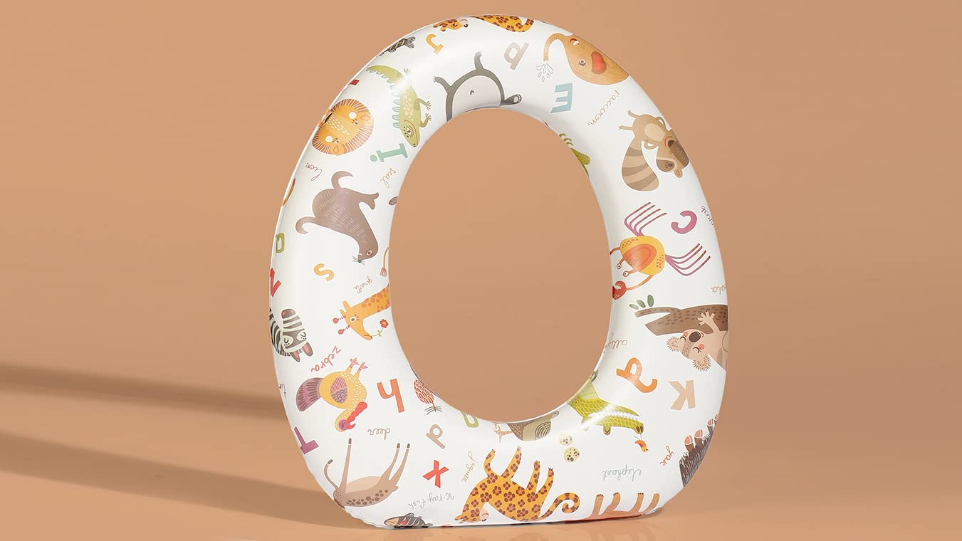 DOREME Baby Toilet Seat Safe Soft Training Seat Potty Sitting Ring Bathroom Trainer closestool Cover, Soft Cushion Baby Potty Seat for Western Toilet.