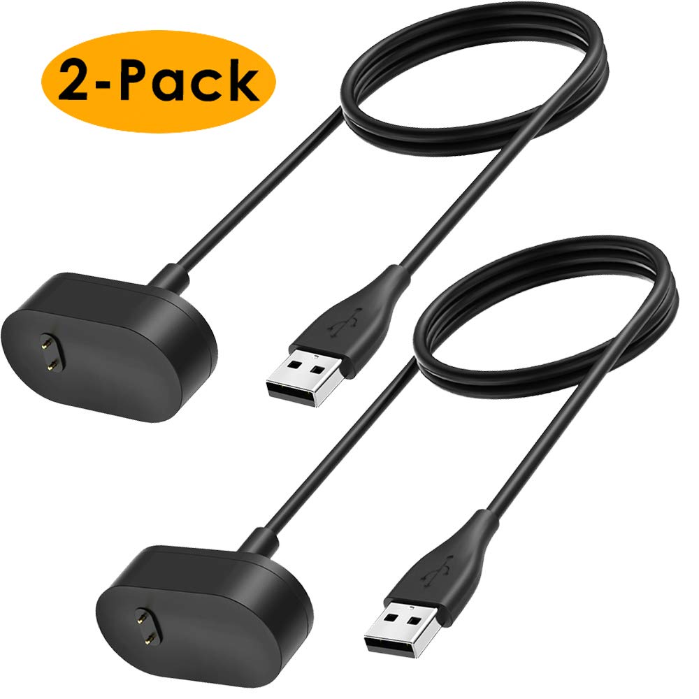 KIMILAR (2 Pack) compatible with Fitbit Inspire HR/Fitbit Ace 2 Charger, (NOT for Inspire 2) Replacement USB Charger Cable compatible with Fitbit Inspire & Inspire HR & Ace 2 Fitness Tracker