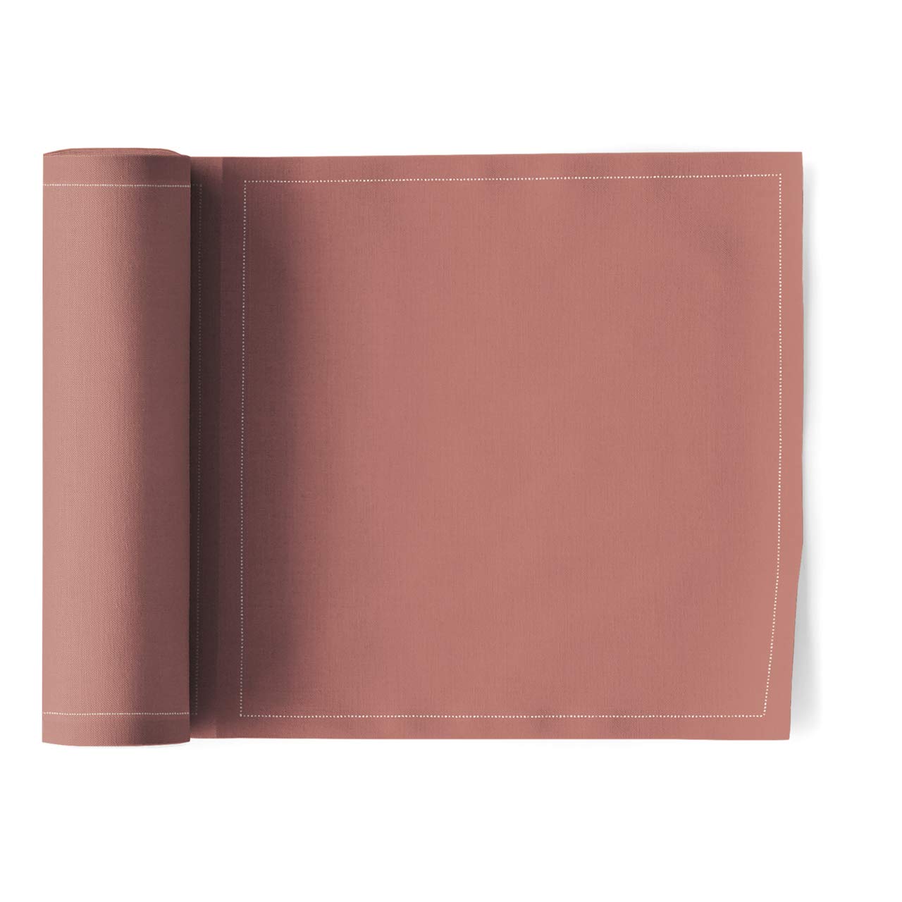 MY DRAP Basics Cotton Luncheon Napkin, Dusty Pink, 25 Units per roll