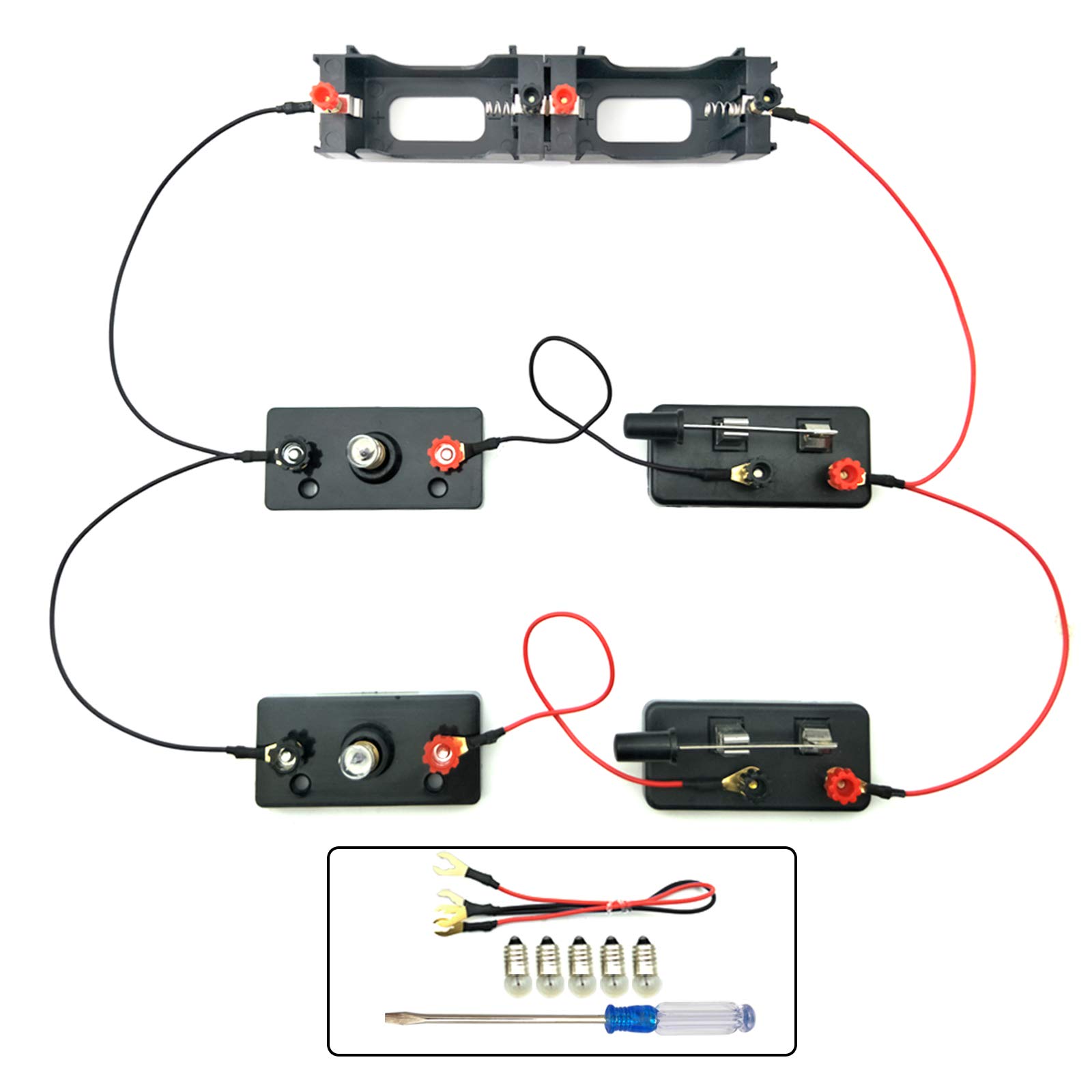 EUDAXSchool Labs Basic Electricity Discovery Circuit Kit for Introductory Electronics