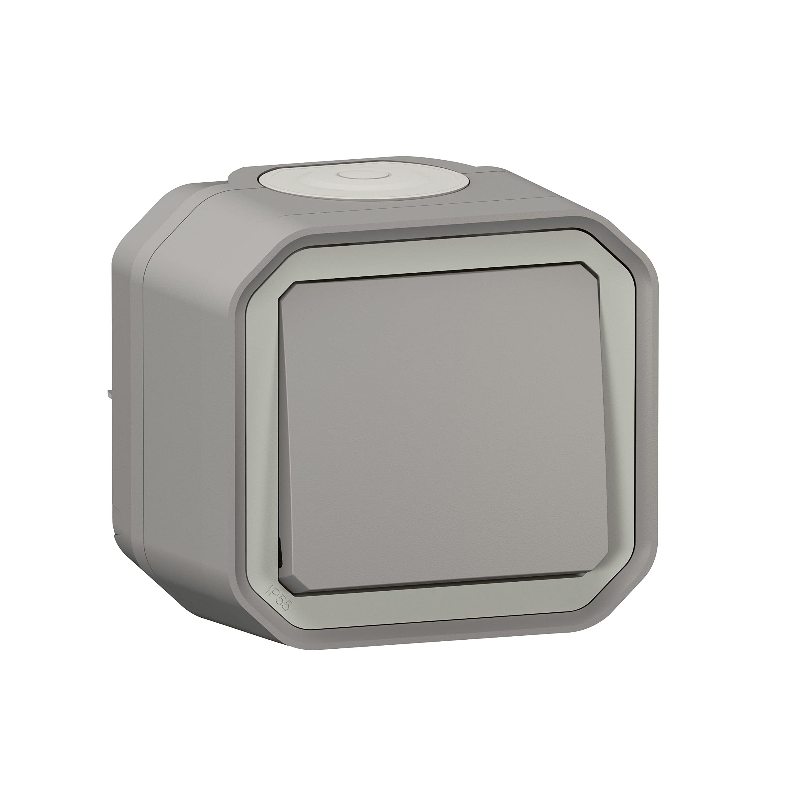 Legrand - Plexo 10A Waterproof Toggle Switch or Toggle Switch Supplied Complete for Surface Mount Grey