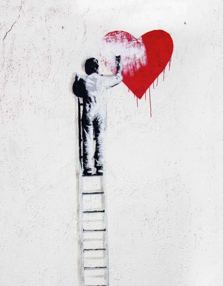 Follow your Heart - Streetart: Blankbook