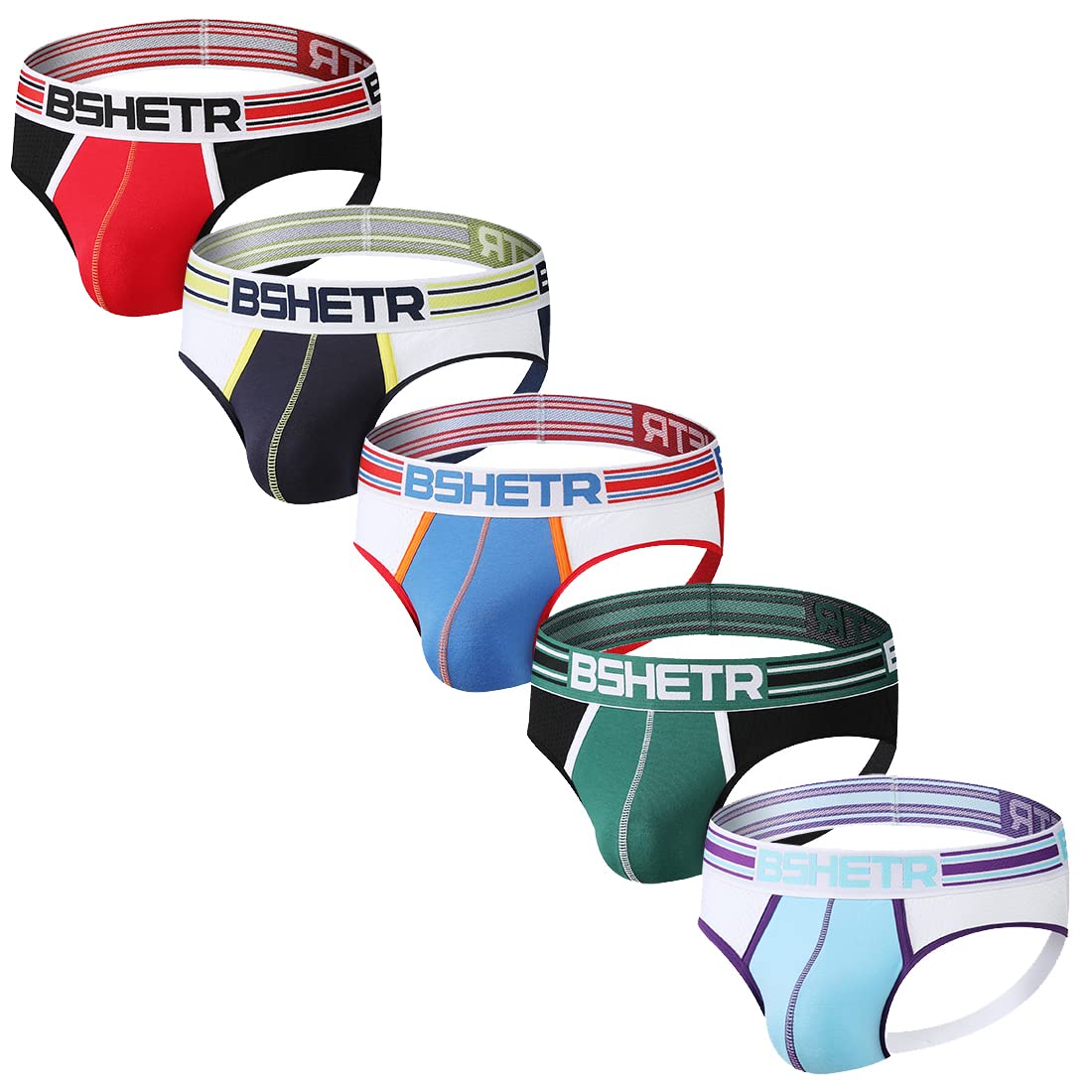 BSHETR Athletic Supporter Jockstrap - Ultra Soft, Breathable and Stylish Underwear for Men