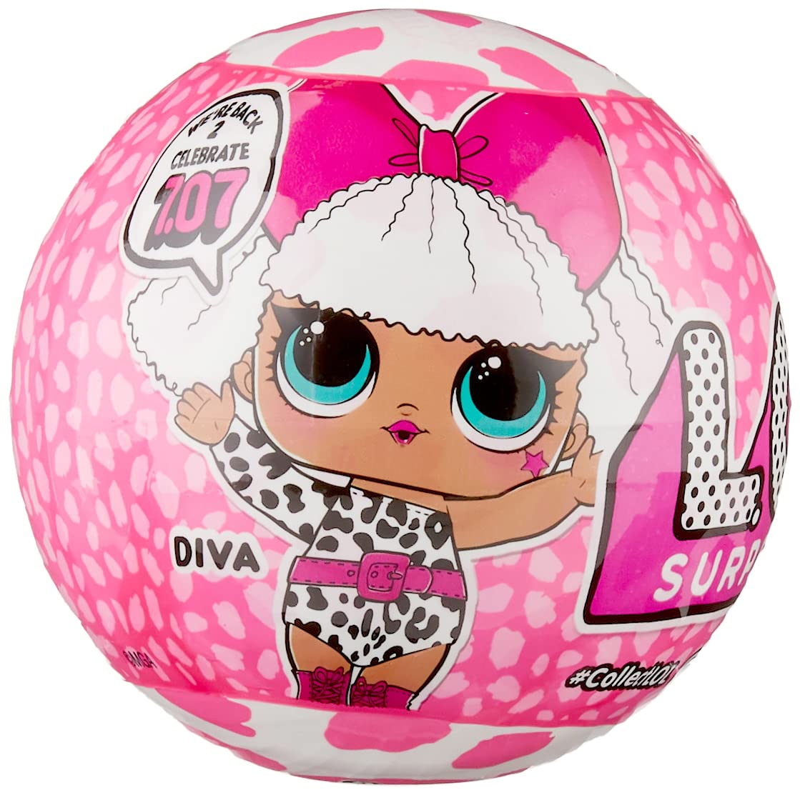 L.O.L. Surprise! 707 Diva Doll with 7 Surprises Including Doll, Fashions, and Accessories - Great Gift for Girls Age 4+, Collectible Doll, Surprise Doll, Water Surprise, Multicolor