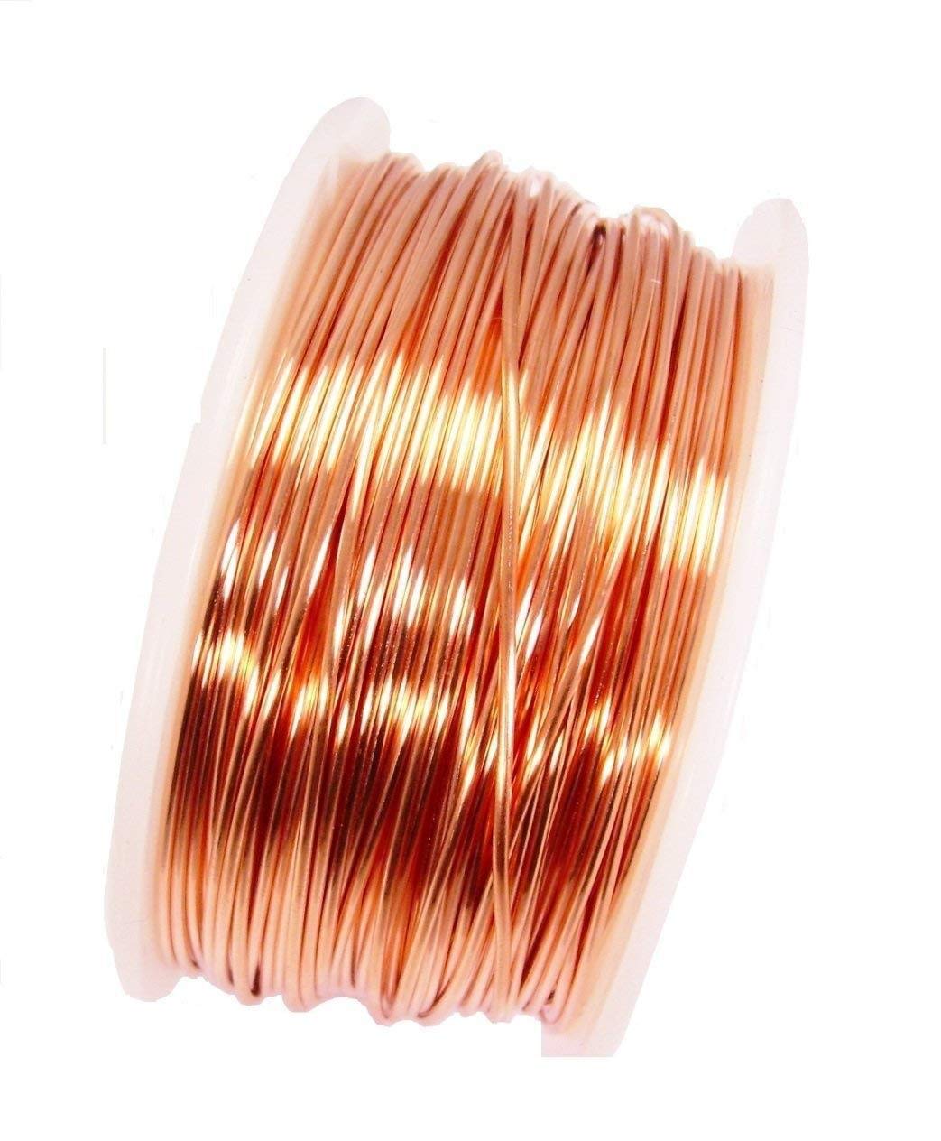 ART IFACT1 19 Gauge Dead Soft Copper Wire without Enameled for DIY Jewellery and Artistic, 9 m