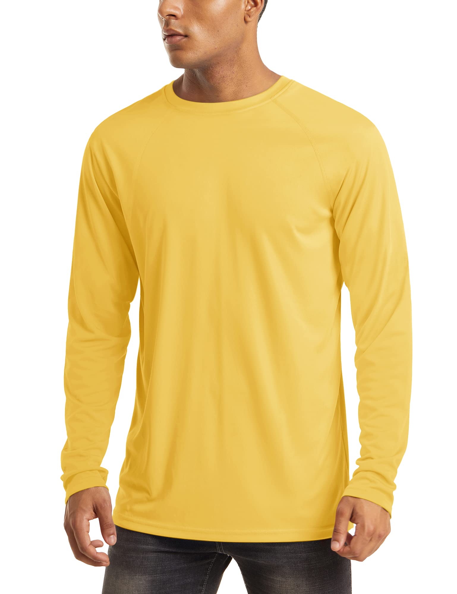 MAGCOMSEN Men's Sun UV Protection Shirts UPF 50+ Outdoor Long Sleeve Casual Lightweight T-shirt