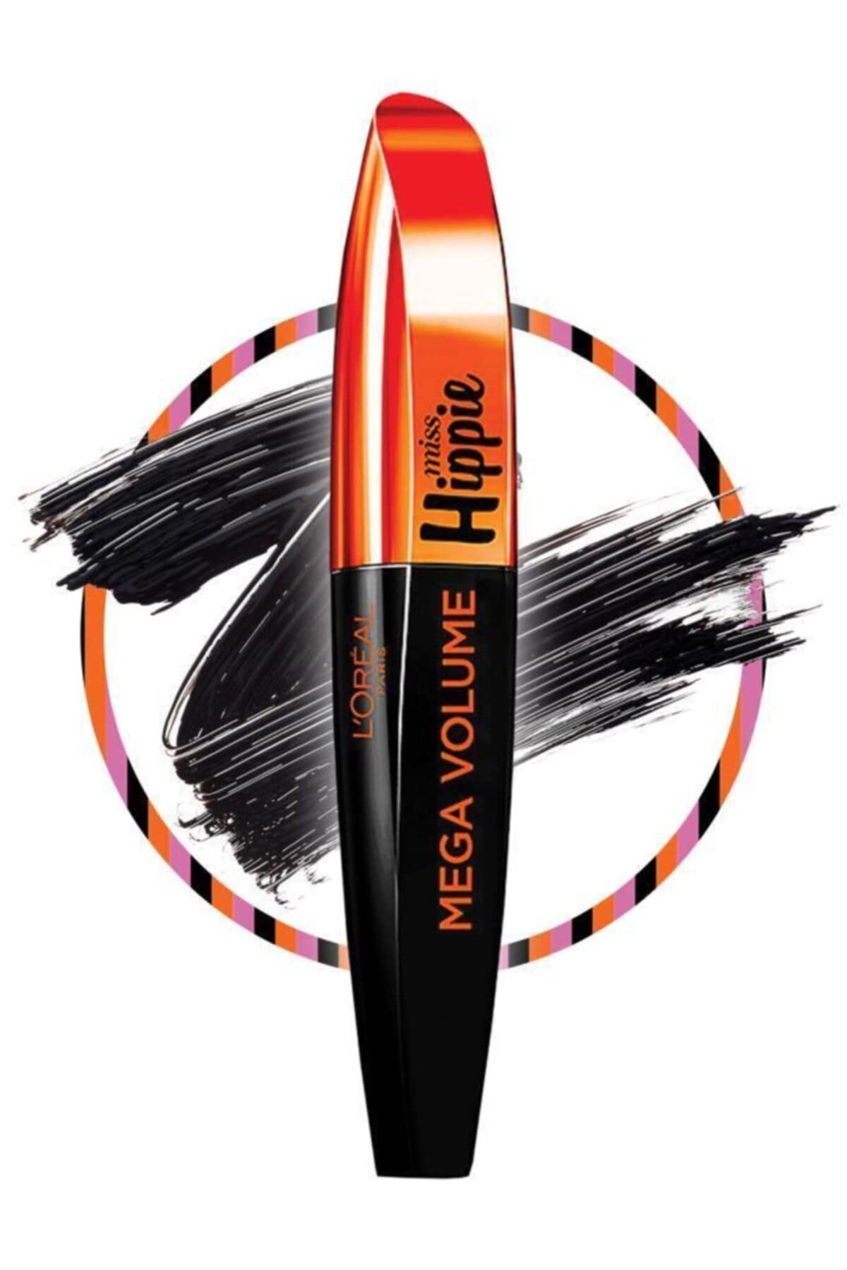 L'Oreal Mega Volume Miss Hippie Mascara - # Black 8.4ml/0.28oz