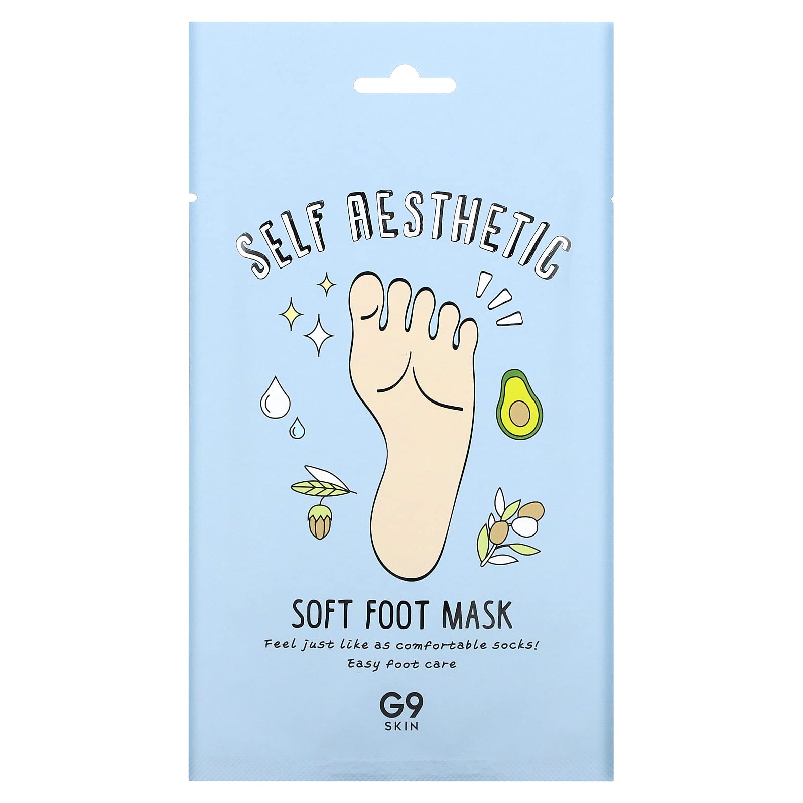 G9SKIN - Self Aesthetic Soft Foot Mask 5pcs