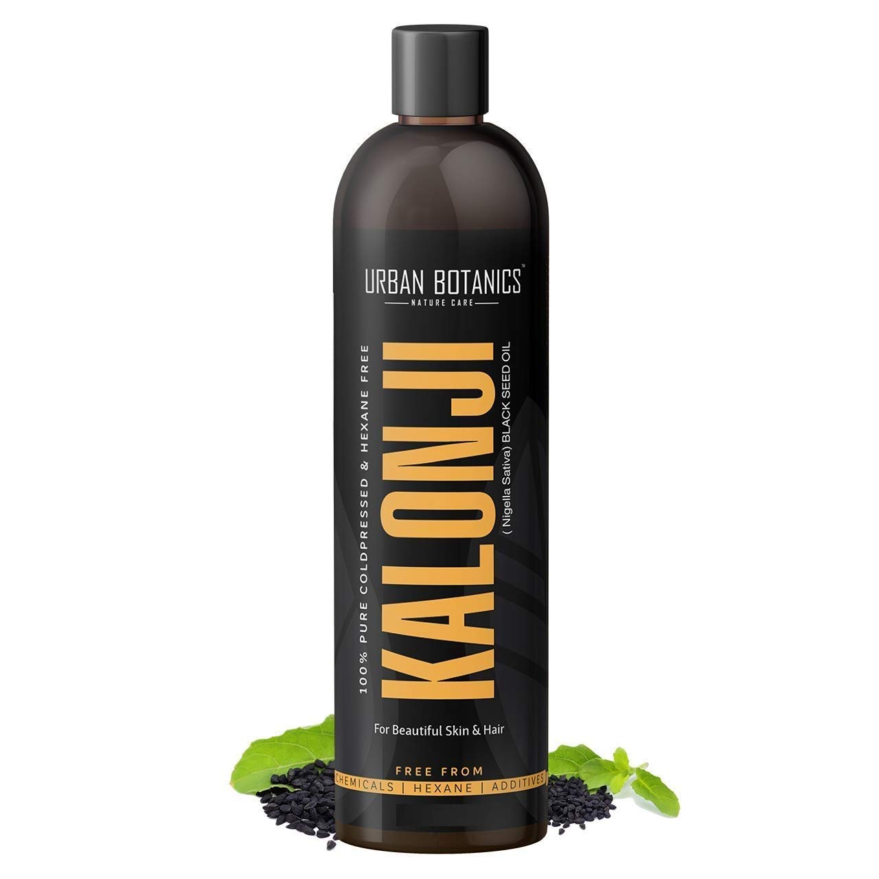 UrbanBotanics Virgin Grade Cold Pressed Kalonji Black Seed Oil - 250ml