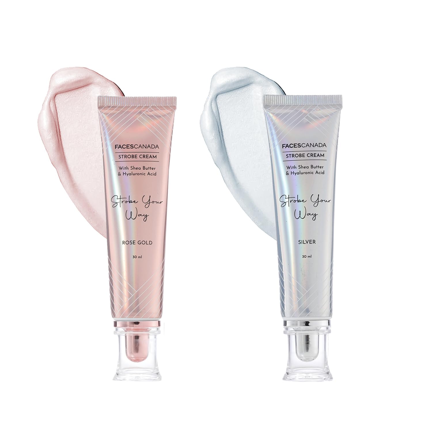 FACESCANADA Strobe Cream - Silver & FACES CANADA Strobe Cream - Rose Gold