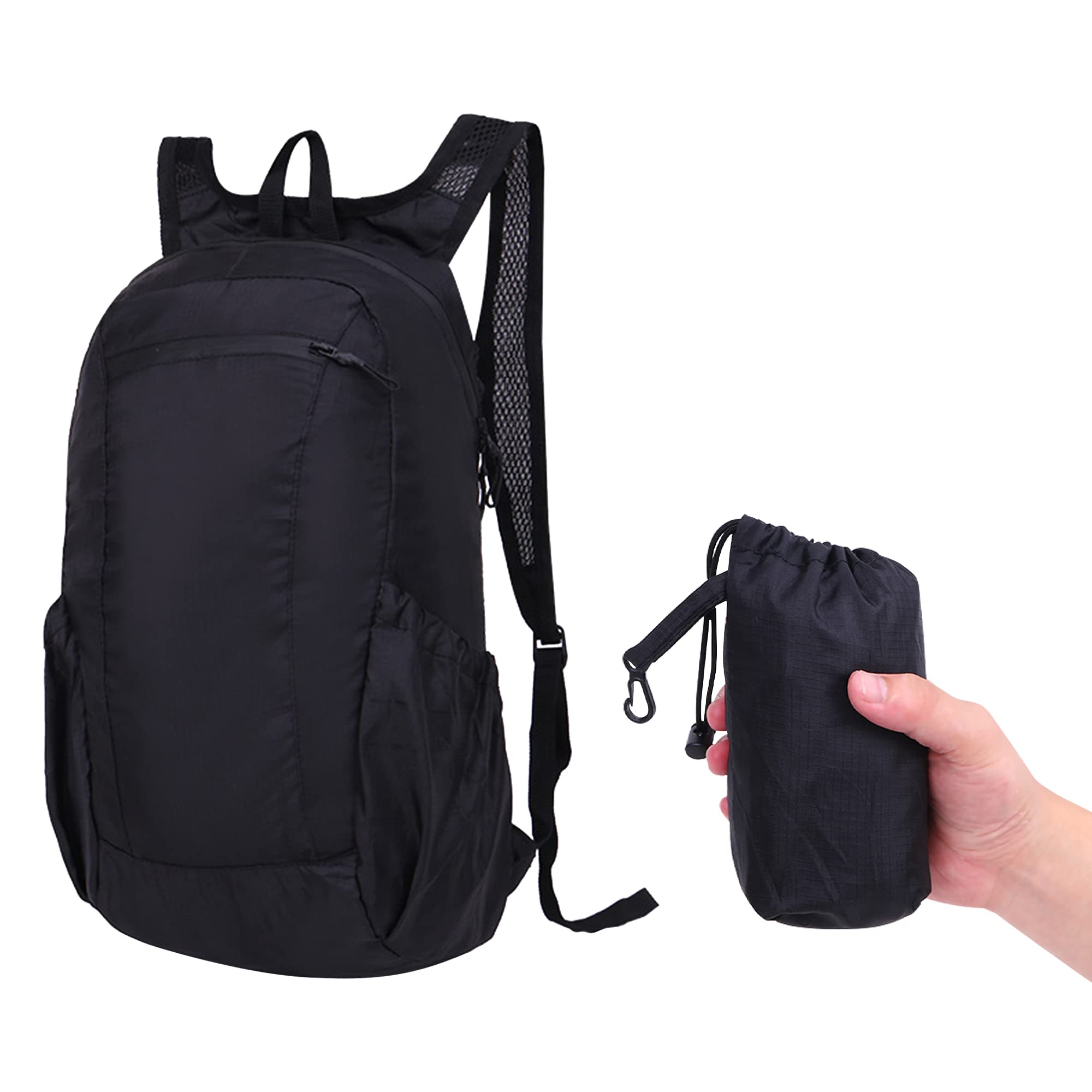 Small Backpacks Lightweight, Foldable Waterproof Rucksack for Women and Men, Cycling Backpack for Camping, Hiking, Travel, Biking