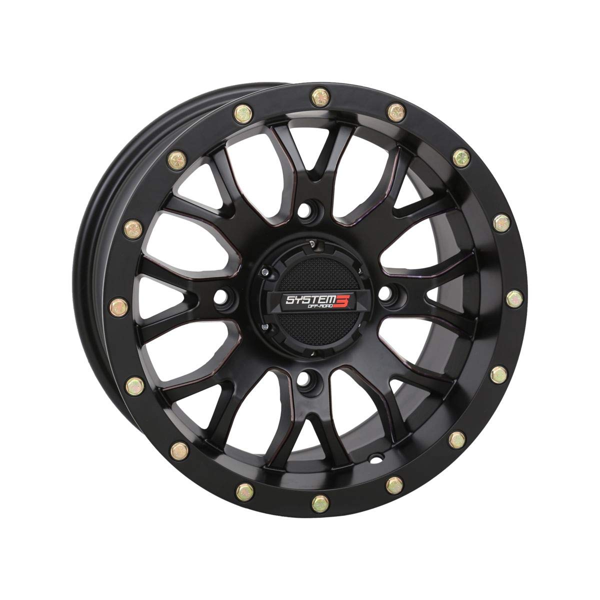 System 3 15S3-1156 ST-3 Wheel - 15x7-5+2(+40mm) - 4/156 - Matte Black