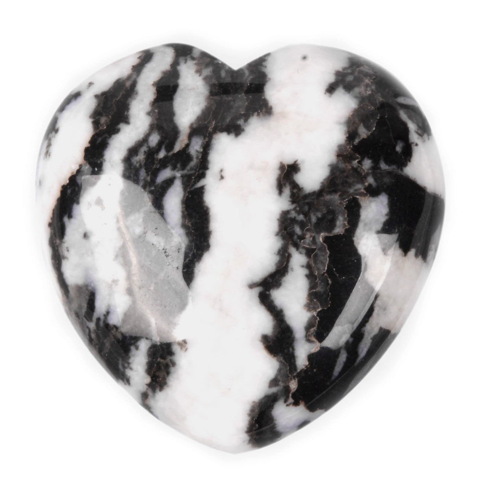 Love Hearts Crystal Gemstone 1.8 Inch Healing Reiki Worry Palm Stone