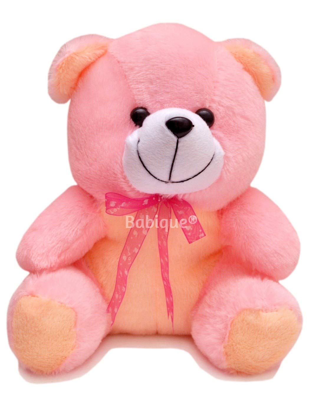 Babique Teddy Bear Plush Soft Toy Cute Kids Birthday Animal Baby Boys/Girls (25 cm, Pink)