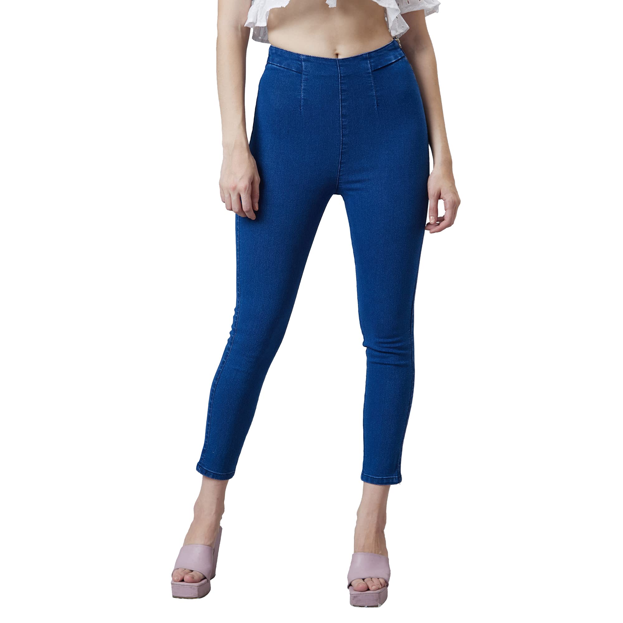 AKA CHICWomen Skinny Fit High Rise Stretchable Denim Jeans