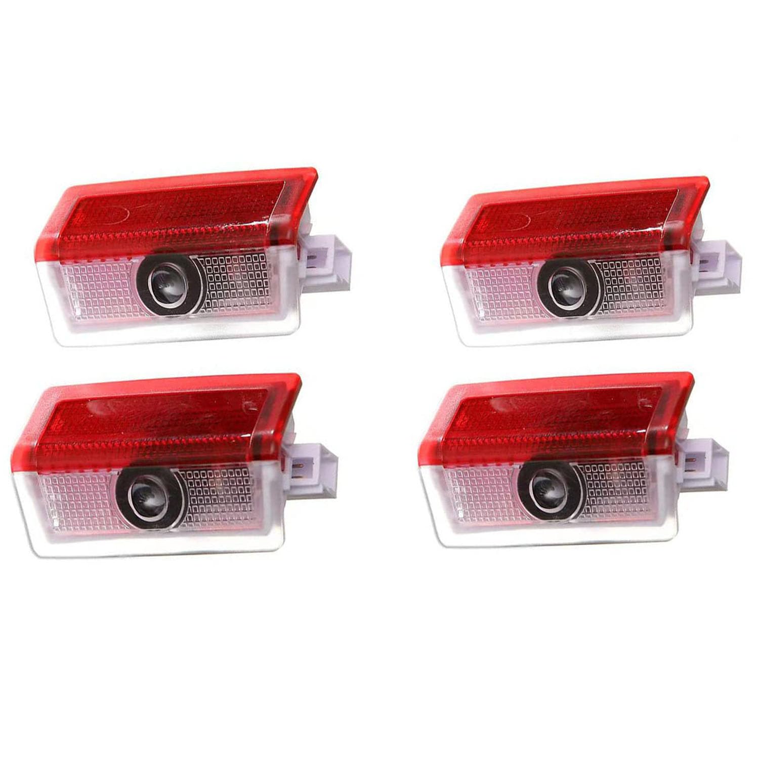 4PCS Car Door Logo Light LED Car Light Logo, 3D Ghost Shadow Light Upgraded Welcome Courtesy Projector for A B C E M G AMG GL GLA GLC GLE GLS Class W166 W176 W205 W212 Suitable for 4-Door Models