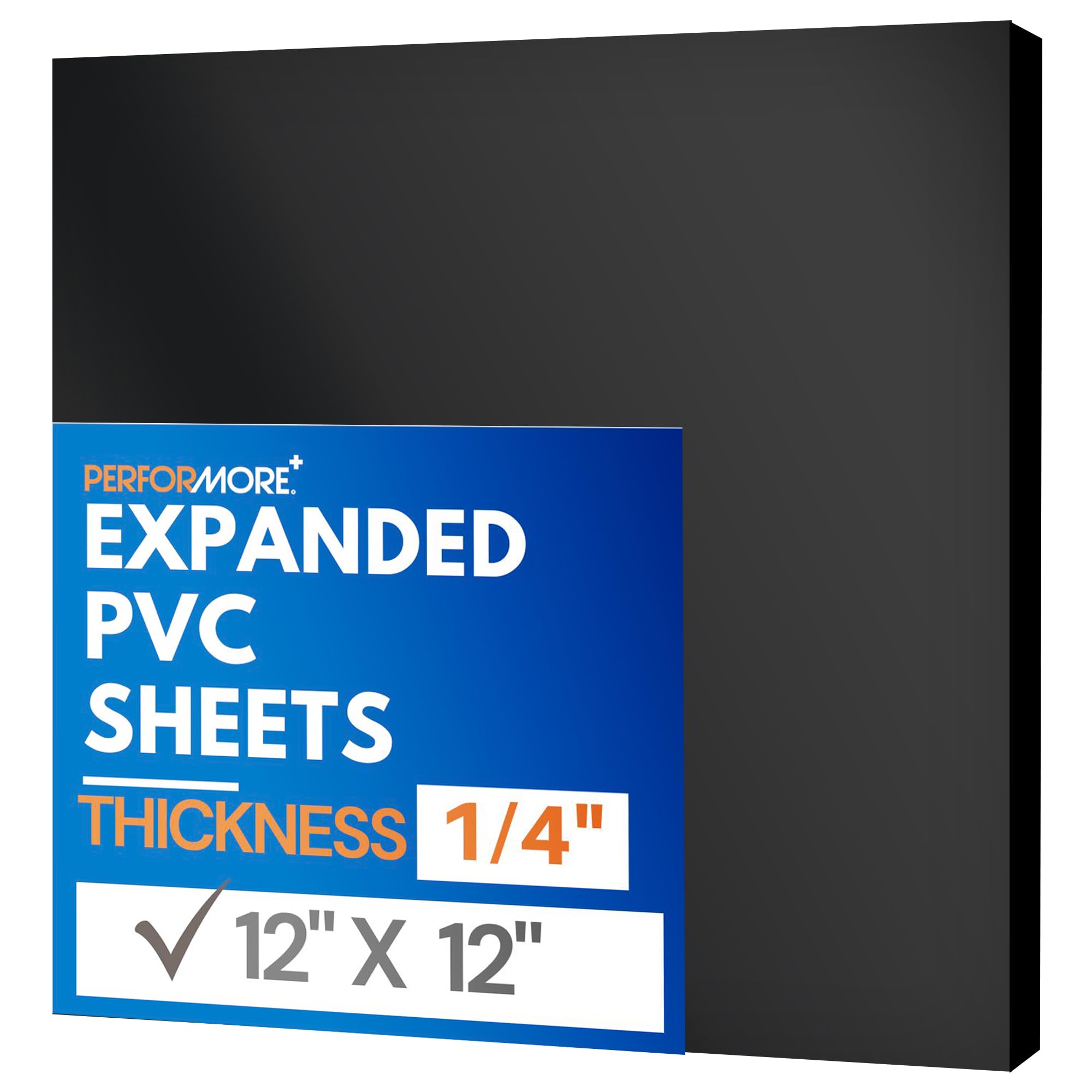 Ever Pest Expanded PVC Sheet – Lightweight Rigid Foam – 6mm (1/4Inch) – 12 x 12 inches – Black – Ideal for Signage, Displays, and Digital/Screen Printing