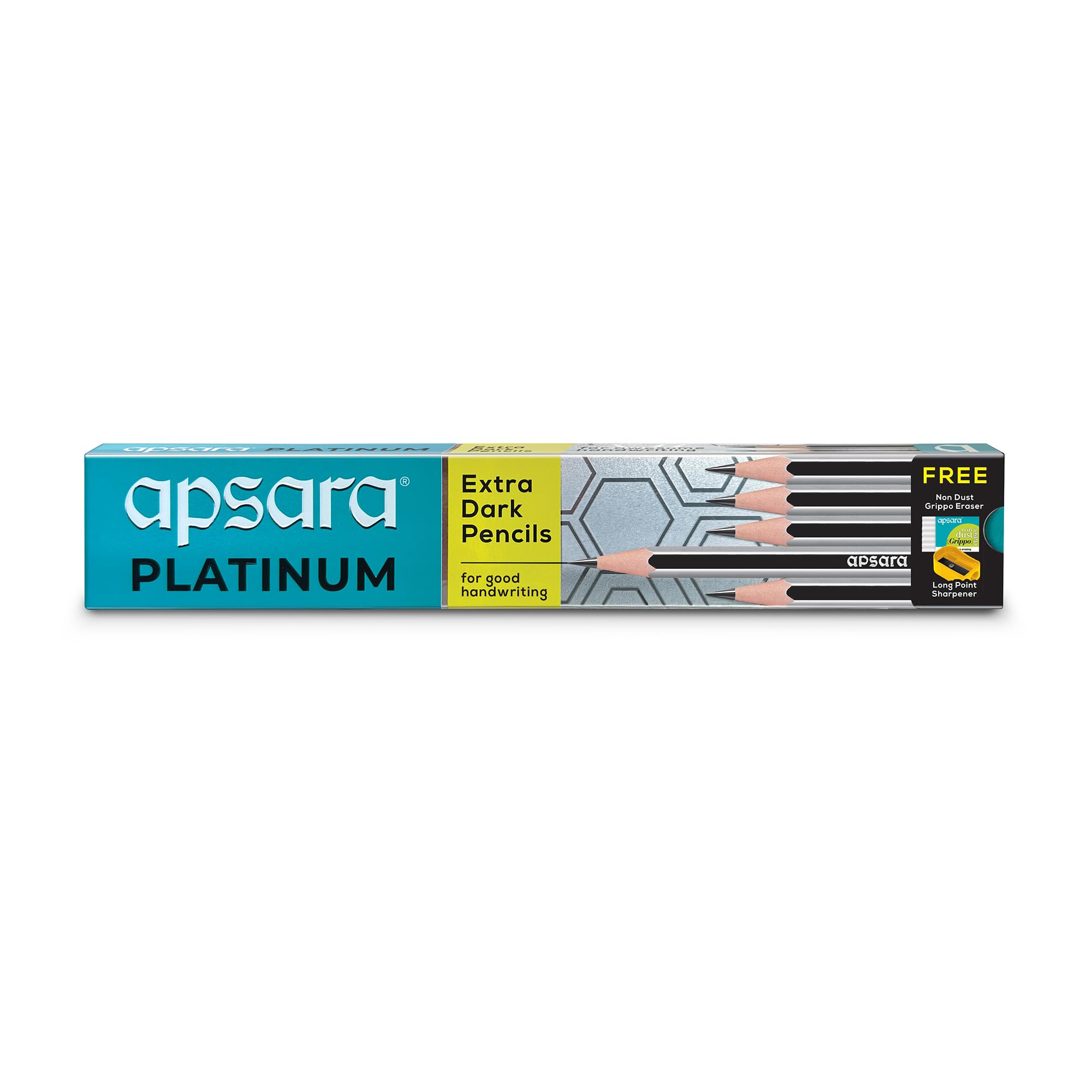 ApsaraPlatinum Extra Dark Pencils - Pack Of 10