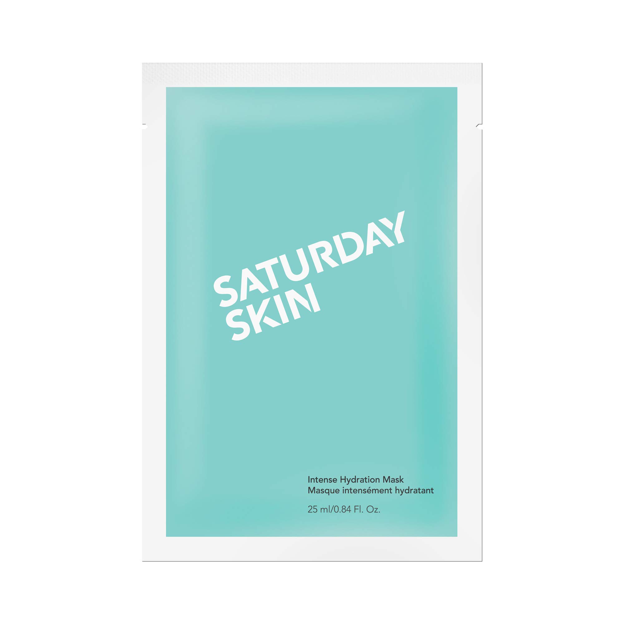 Saturday SkinIntense Hydration Mask, Cooling Bio-cellulose mask saturated in saccharomyces ferment and super-charged antioxidants to help nourish and refresh skin, Korean skincare, 1 sheet