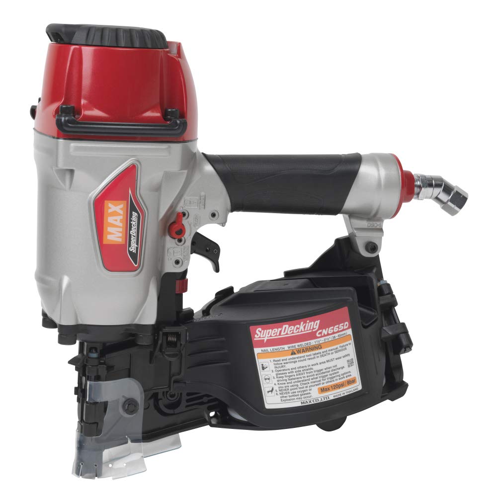 MaxUSA SuperDecking CN665D Decking Coil Nailer up to 2-1/2"