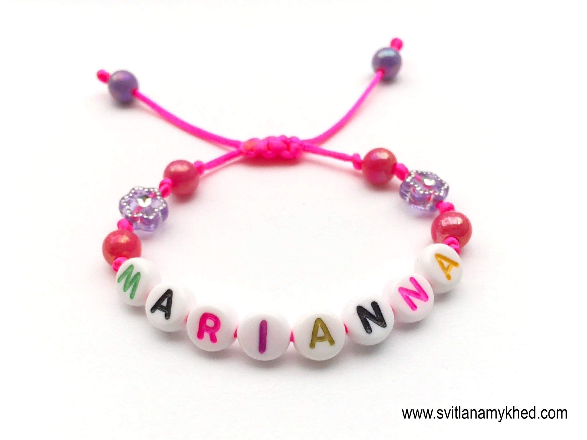 Bracelet Personalized with name MARIANNA for adult, child, baby, newborn