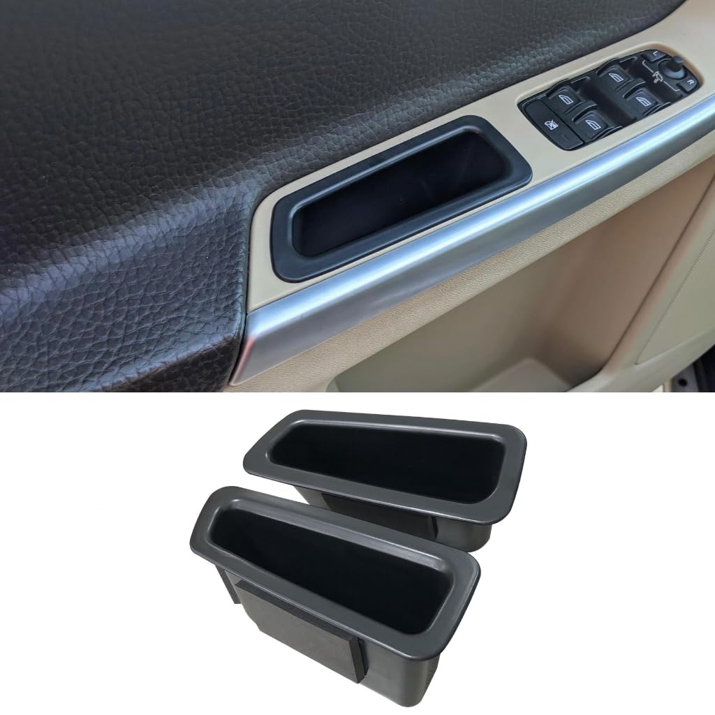 Vesul Door Storage Box Handle Armrest Phone Container for Volvo XC60 2009 2010 2011 2012 2013 2014 2015 2016 2017