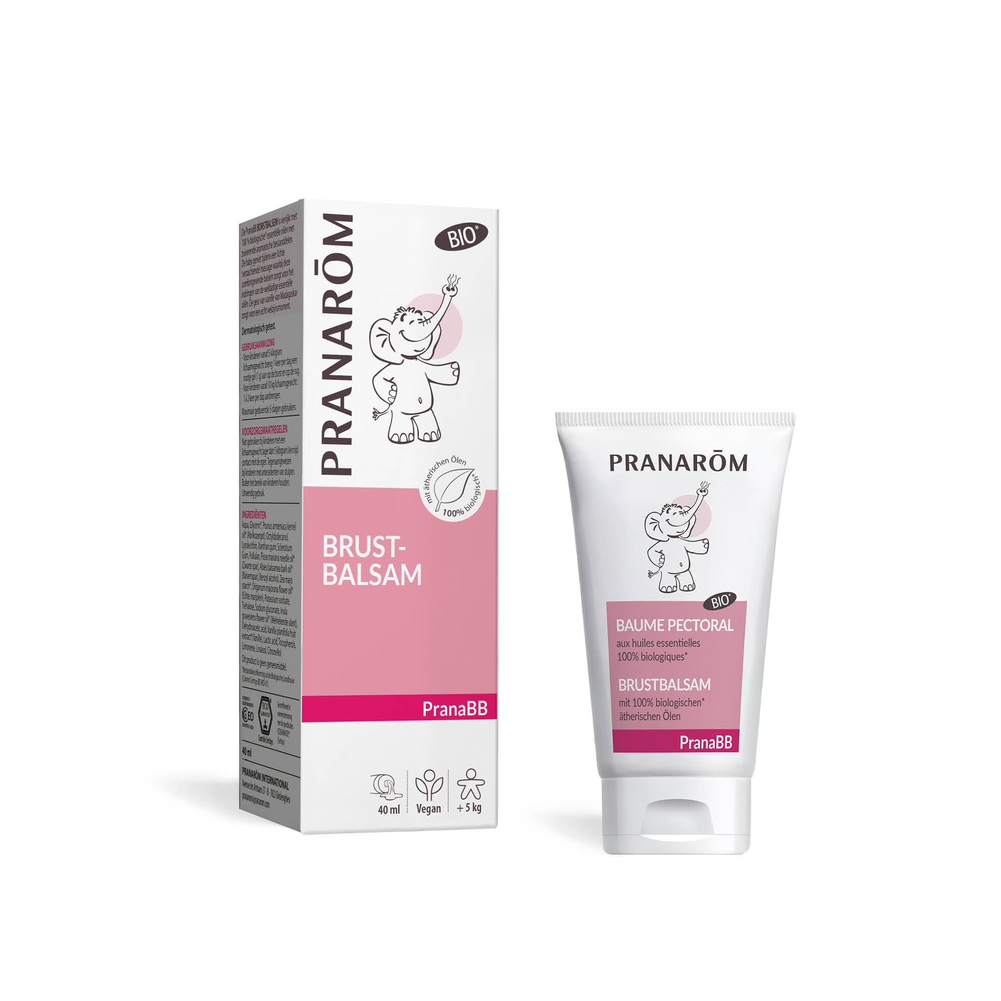 Pranarôm PranaBB Baby Breast Balm with Essential Oils Organic 40 ml