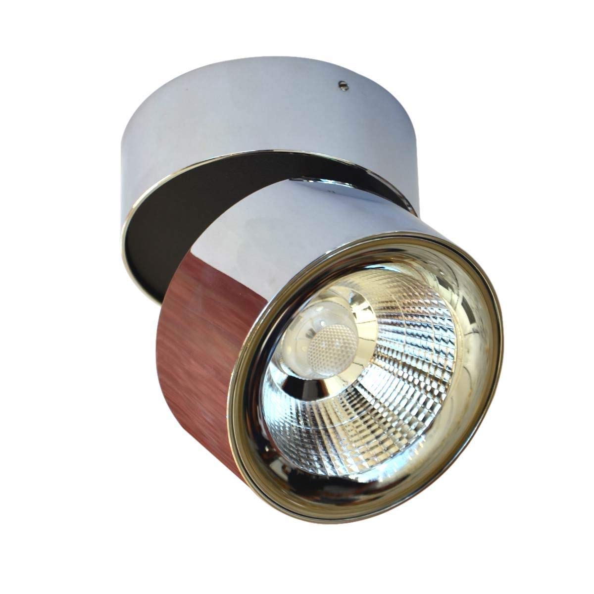 Al Salhiya Lighting Spot Light 10W Cree Surface Mounted Adjustable LC1295 - Chrome