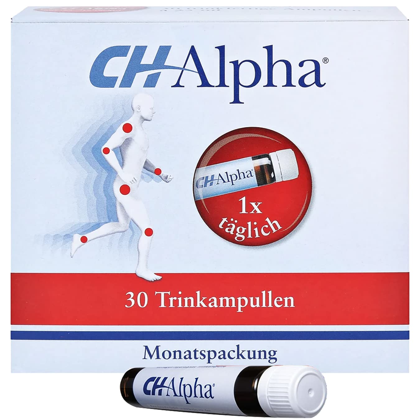 CH-Alpha gelita health Collagen CH-Alpha for Joint and Cartilage (30 x 25ml), 1 Vial Daily