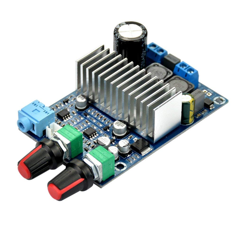 DHRUVPRO TPA3116 DC 12-24v 100W Subwoofer Amplifier Board Support Bass Output Digital Small Power Amplifier Board Video Audio Accessories