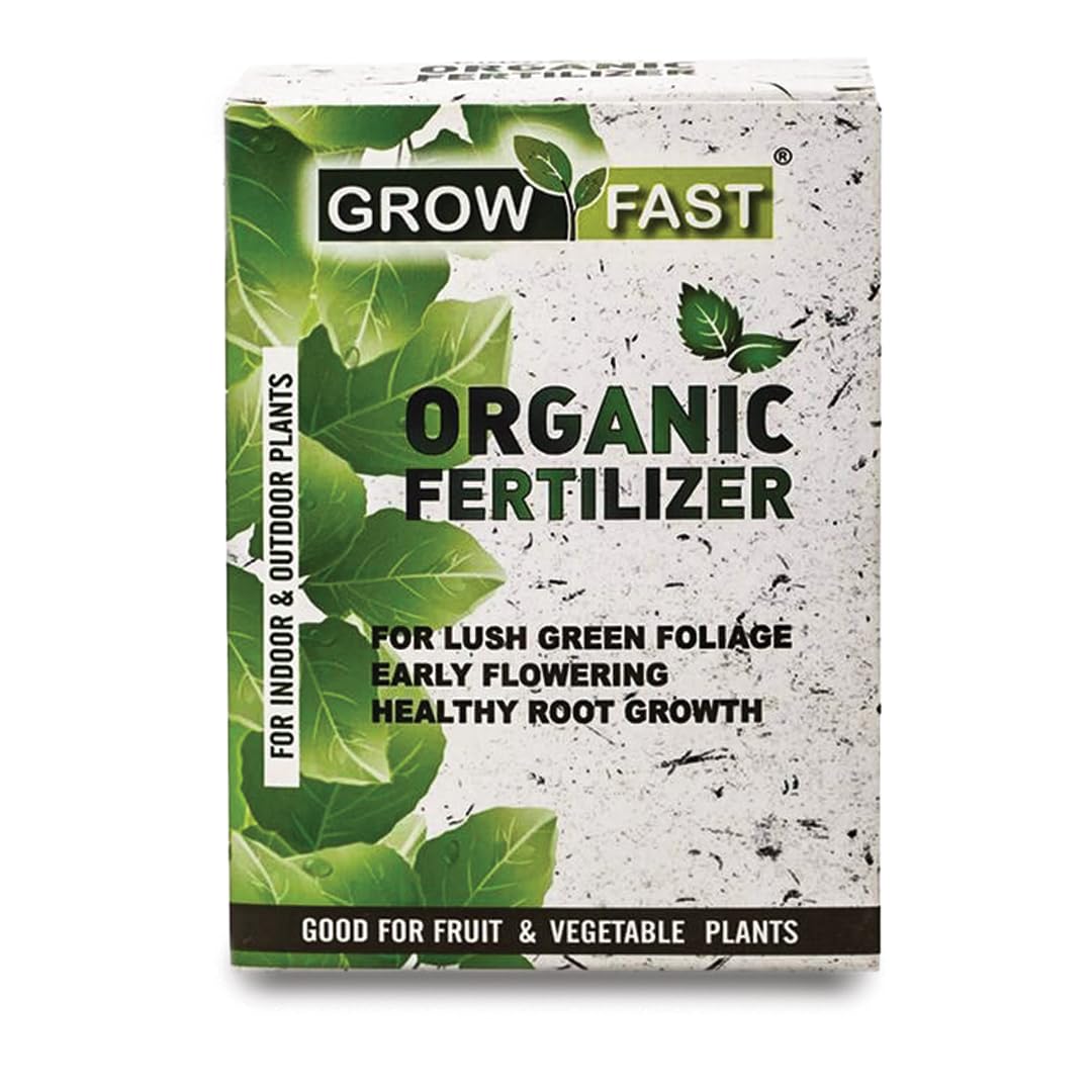 Organic Granular Fertilizer 200 grams - Outdoor & Indoor Plant Food - All-Purpose, Nutrient-Rich Lawn Fertilizer & Soil Enhancer for House Plants, Flowers, Vegetables, Succulents