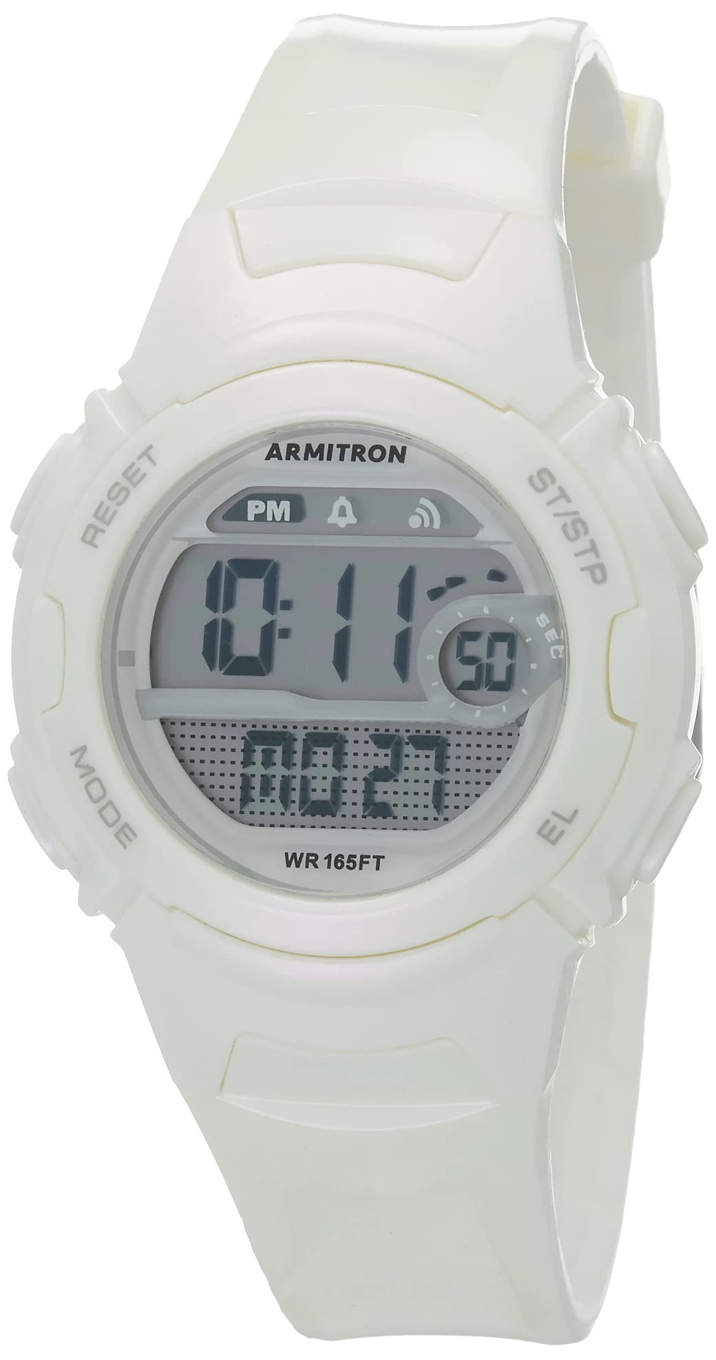 Armitron Sport Women's Digital Chronograph Black Resin Strap Watch