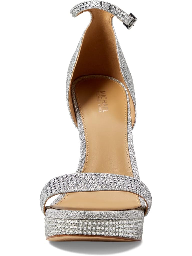 Silver MICHAEL Michael Kors Jordyn Platform Sandal