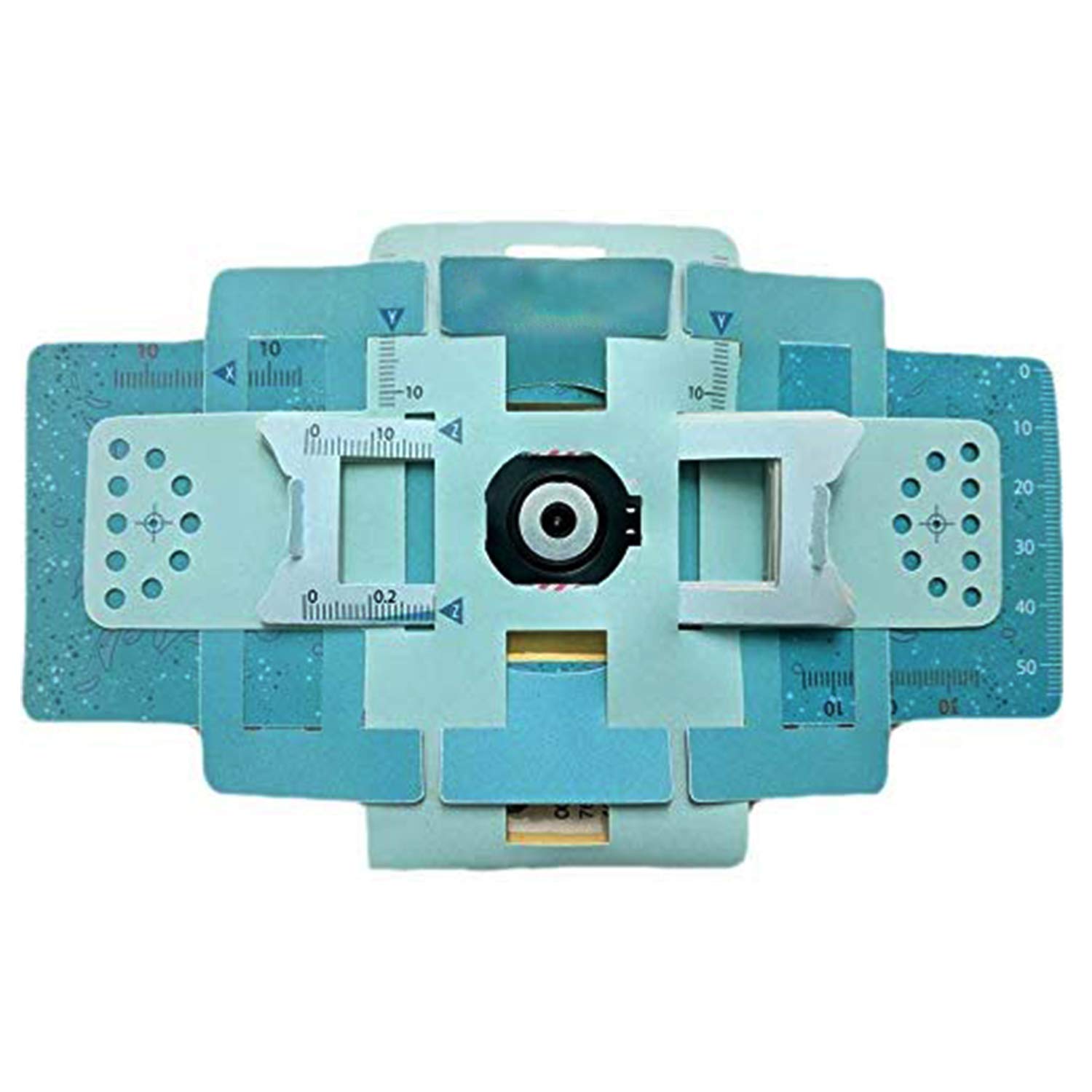 tecmac foldscope Labs Foldscope Basic Kit DIY Microscope |Foldable DIY Paper Foldscope | DIY Paper Microscope