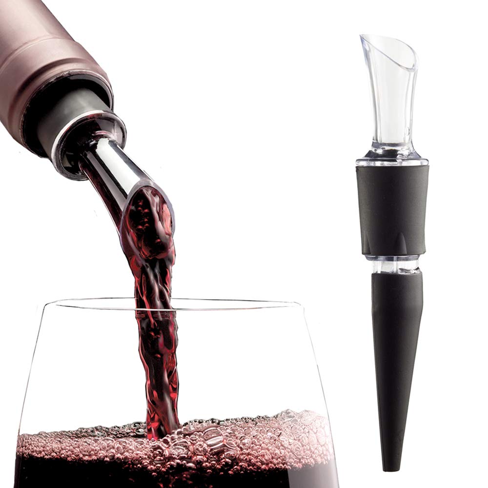 AeraWine 2-Pack Bottle-top Wine Aerator and Pourer - 100% Made in the USA