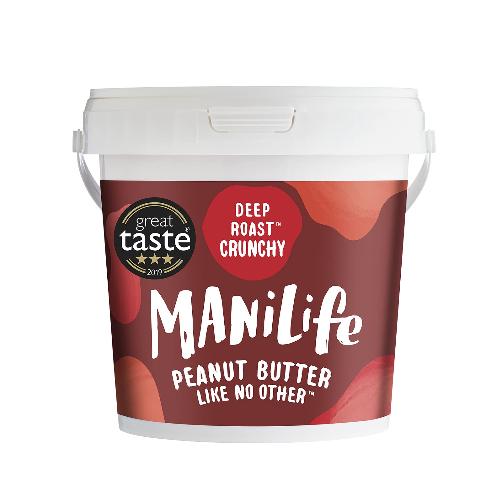 Manilife Peanut Butter Deep Roast Crunchy – All Natural, No Palm Oil, No Added Sugar, Vegan, Single Origin 1kg (Pack of 1)