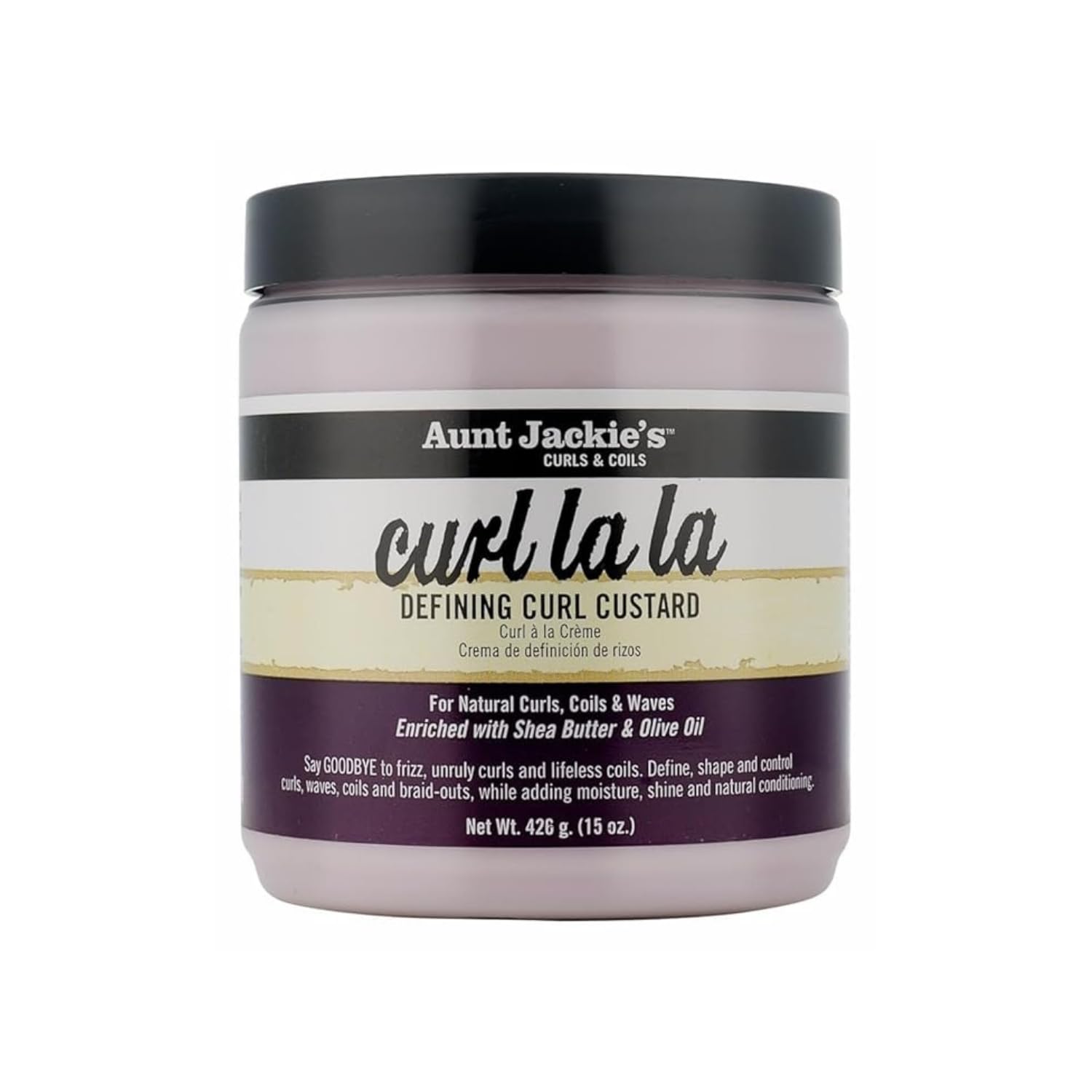 Aunt Jackie's Curl La La Defining Curl Custard, Fruity, 426g