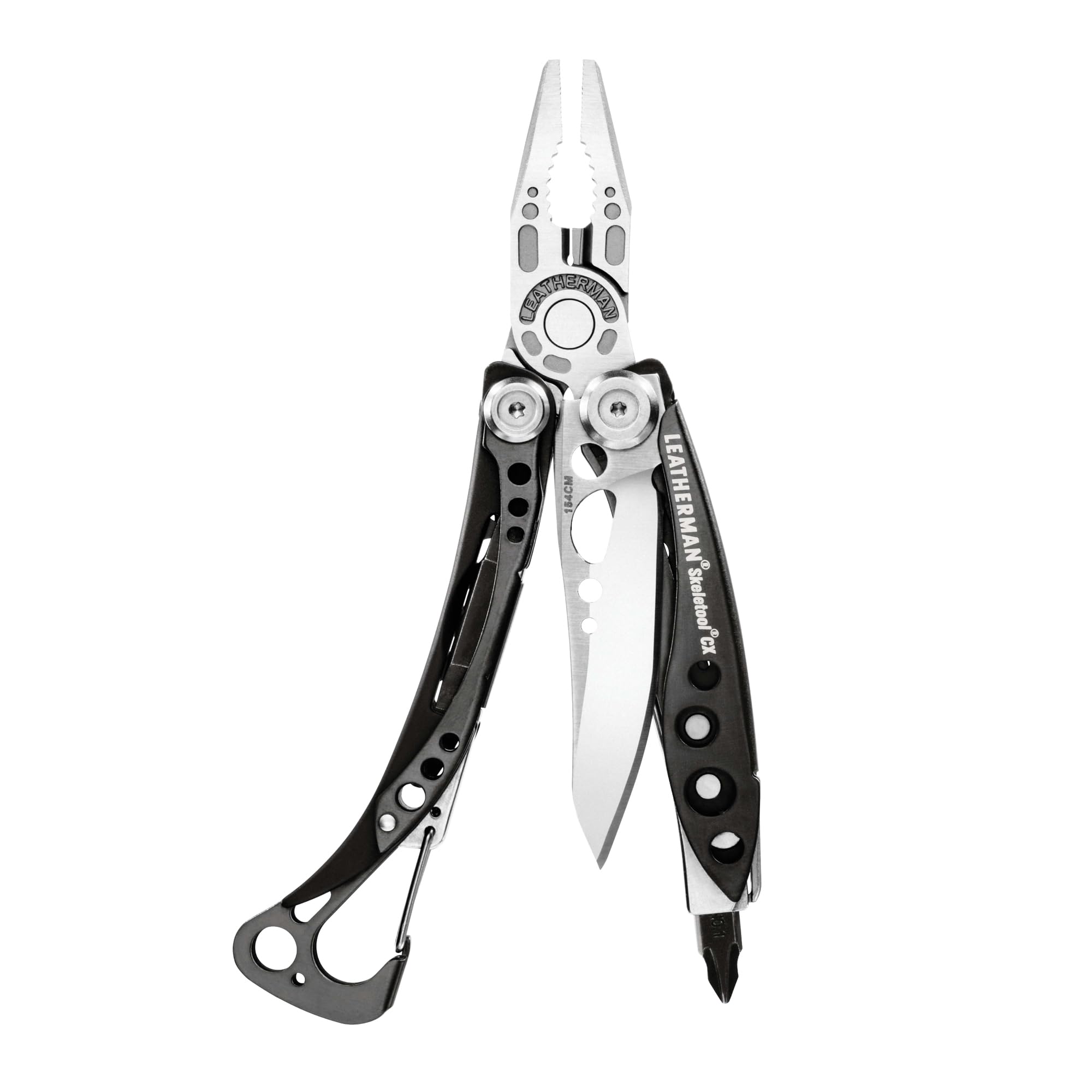 LEATHERMANSkeletool CX, 7-in-1 Lightweight, Minimalist Multi-Tool for Everyday Carry (EDC), Home, Garden & Outdoors, Black & Silver