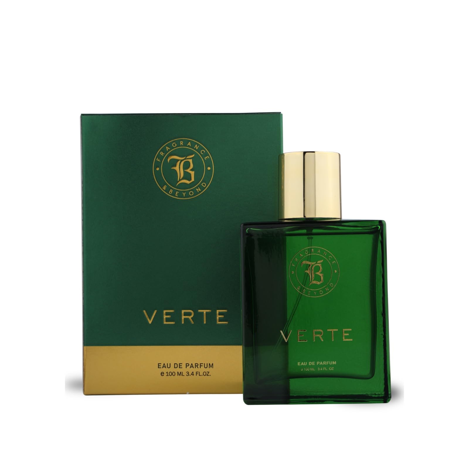 Fragrance & Beyond Verte Perfume for Men – 100ml Eau De Parfum (EDP) | Spicy Woody Scent | Long-Lasting Fragrance