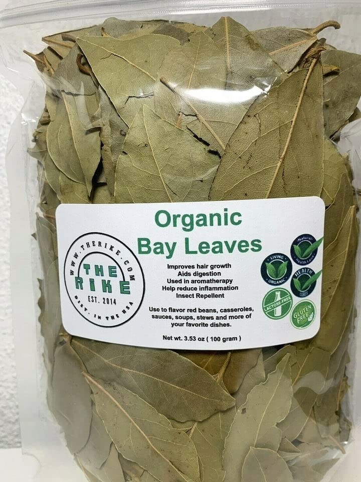 Bay Leaves Bay Leaf Herbal Tea 100-gram Dried Bay Leaves Herbal Bay Leaf Tea Loose Leaves Smudging Spice Herb WHOLE BAY LEAVES KOSHER VEGAN