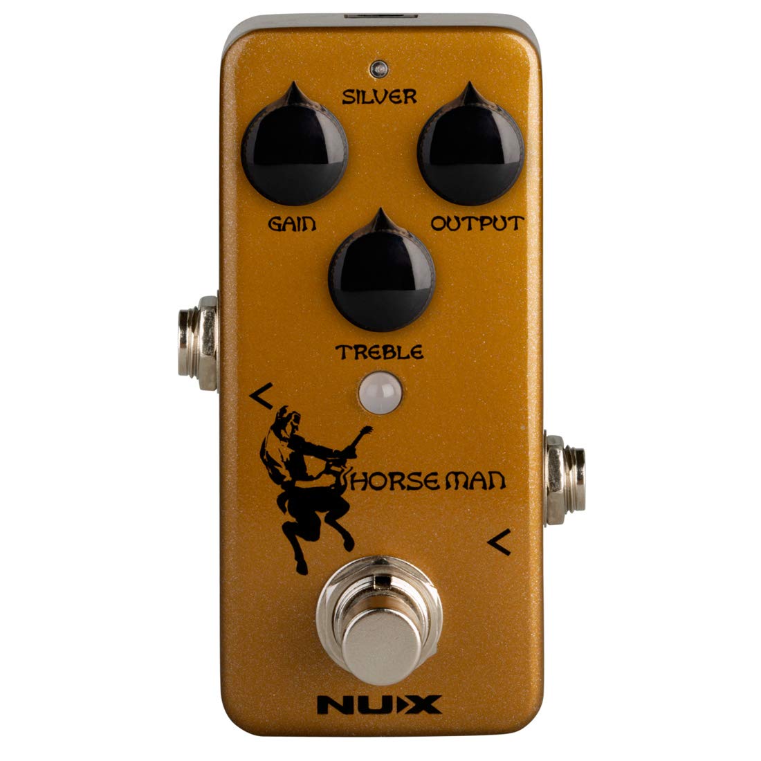 NUXHorseman Overdrive Guitar Effect Pedal with Gold and Silver modes