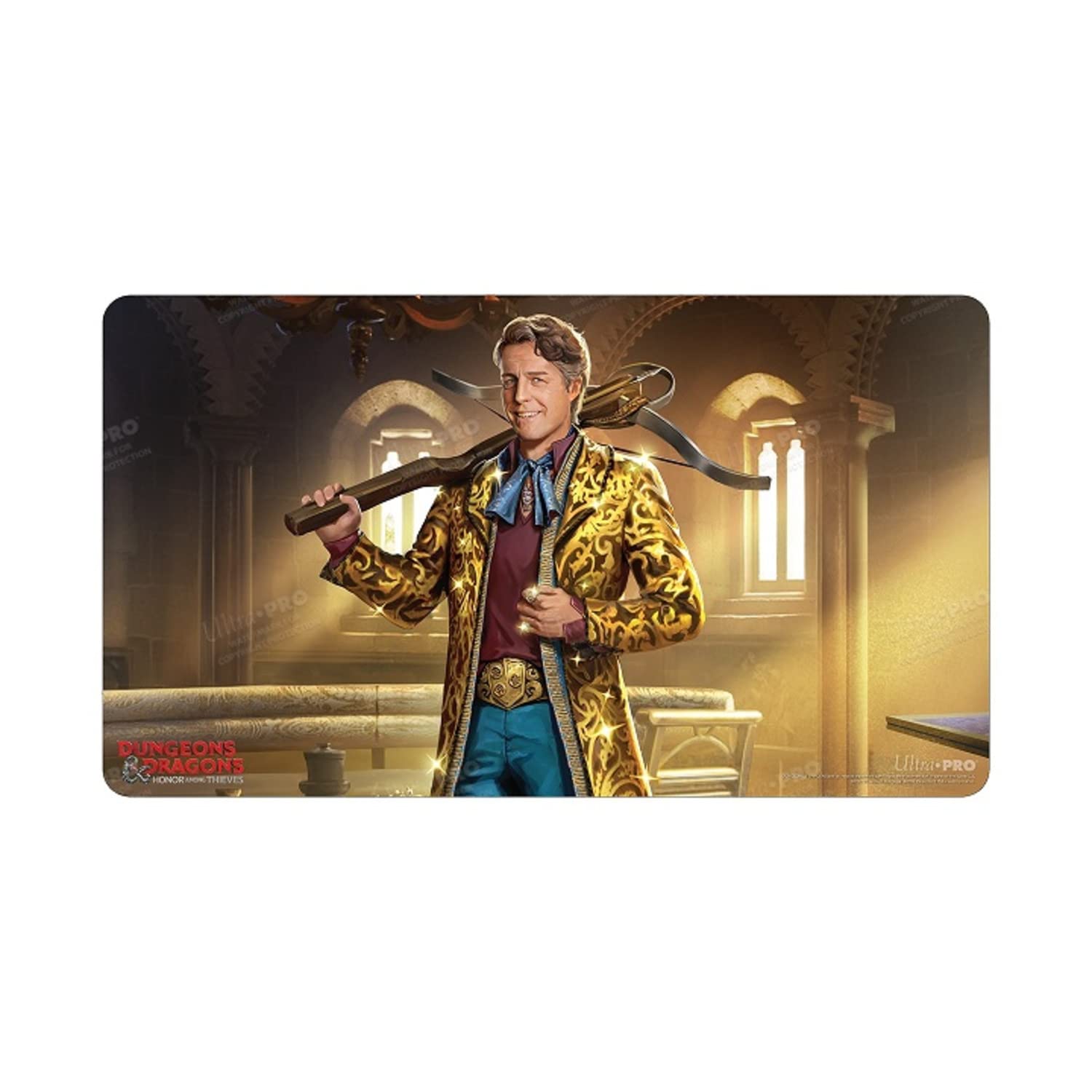 Ultra PRO - Dungeons & Dragons: Honor Among Thieves Playmat Featuring Hugh Grant - Protect Your Collectible Cards During Gameplay from Scuffs & Scratches, Perfect Use as Mouse Pad, Desk Pad, Desk Mat