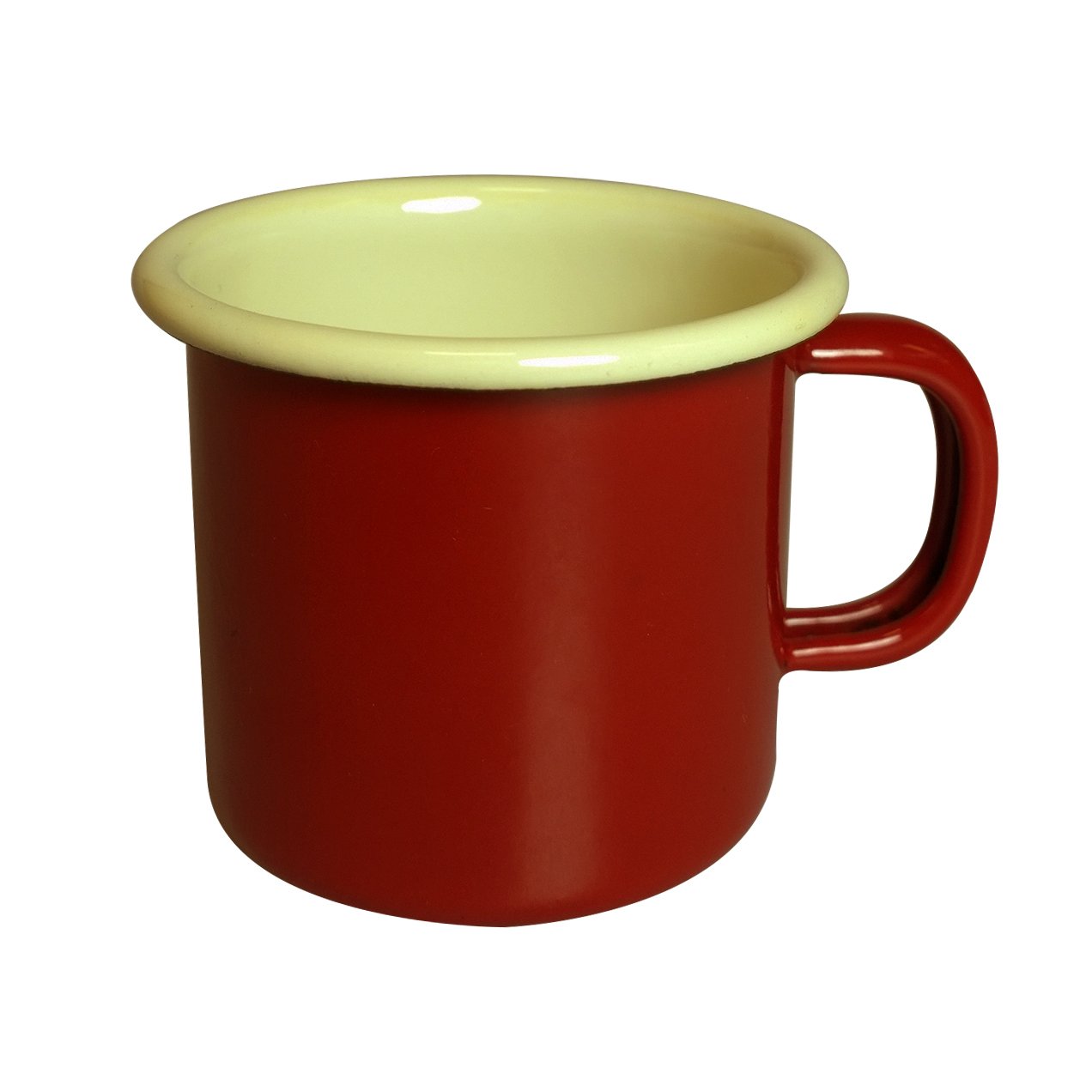 Dexam17819188 Vintage Home Enamelware 150ml Espresso Mug, Claret Red