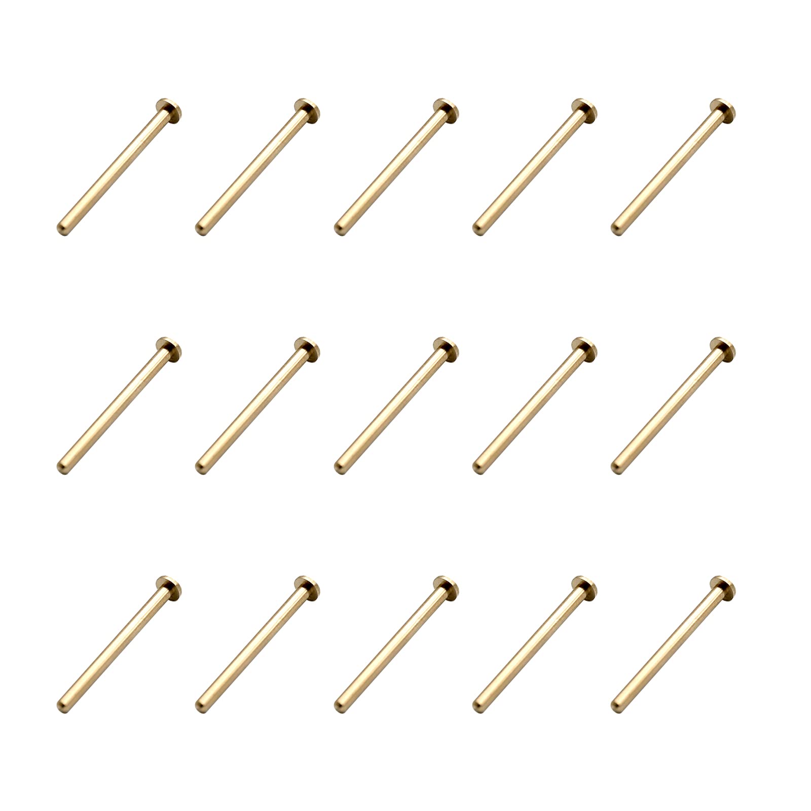 XAOHOME Pegboard Hooks, 15pcs Exclusive Brass Pegs Fittings for Peg Board, More Choice to DIY