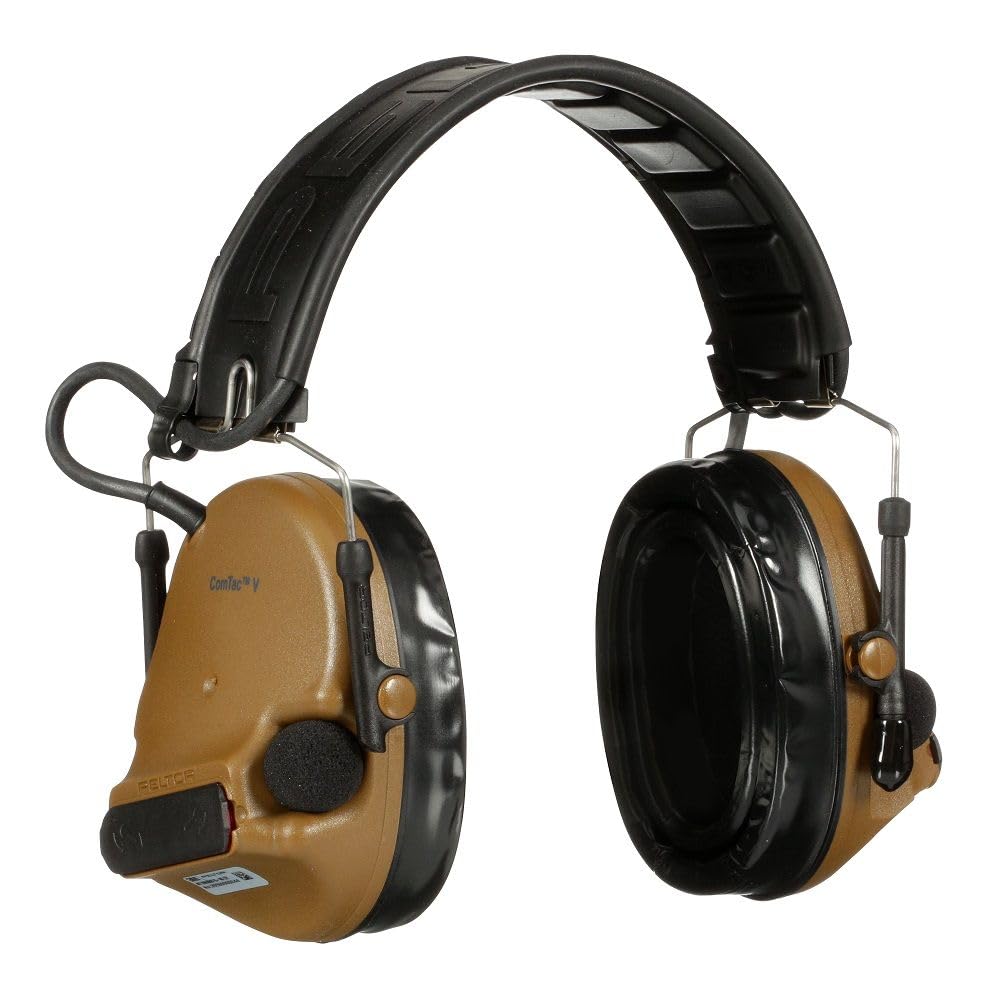 PELTOR 3M PELTOR ComTac V Hearing Defender Headset,Foldable, Coyote Brown, MT20H682FB-09 CY