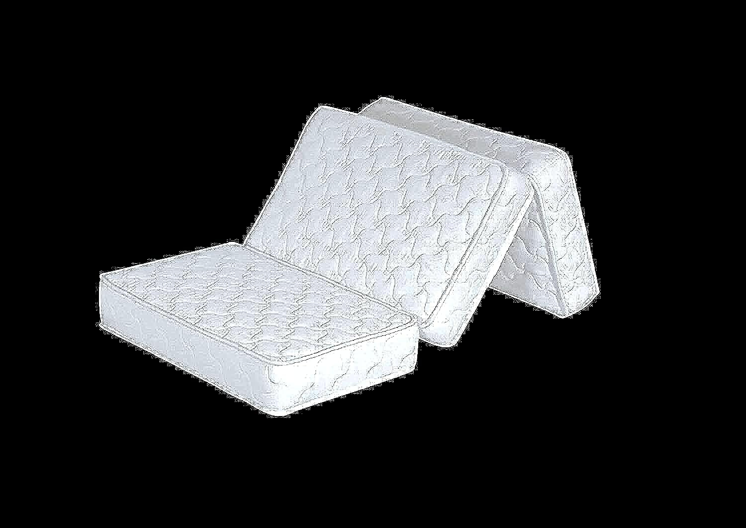 R2R FURNITURE Tri Folding Firm Medical Mattress