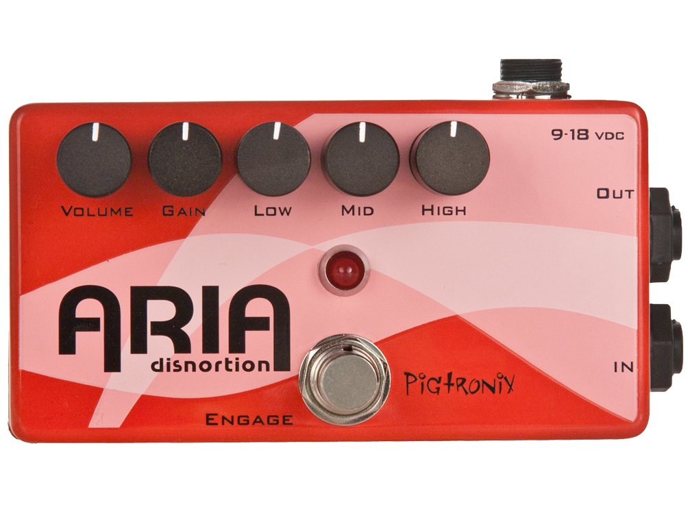 Pigtronix Aria Disnortion Distortion Guitar Effects Pedal