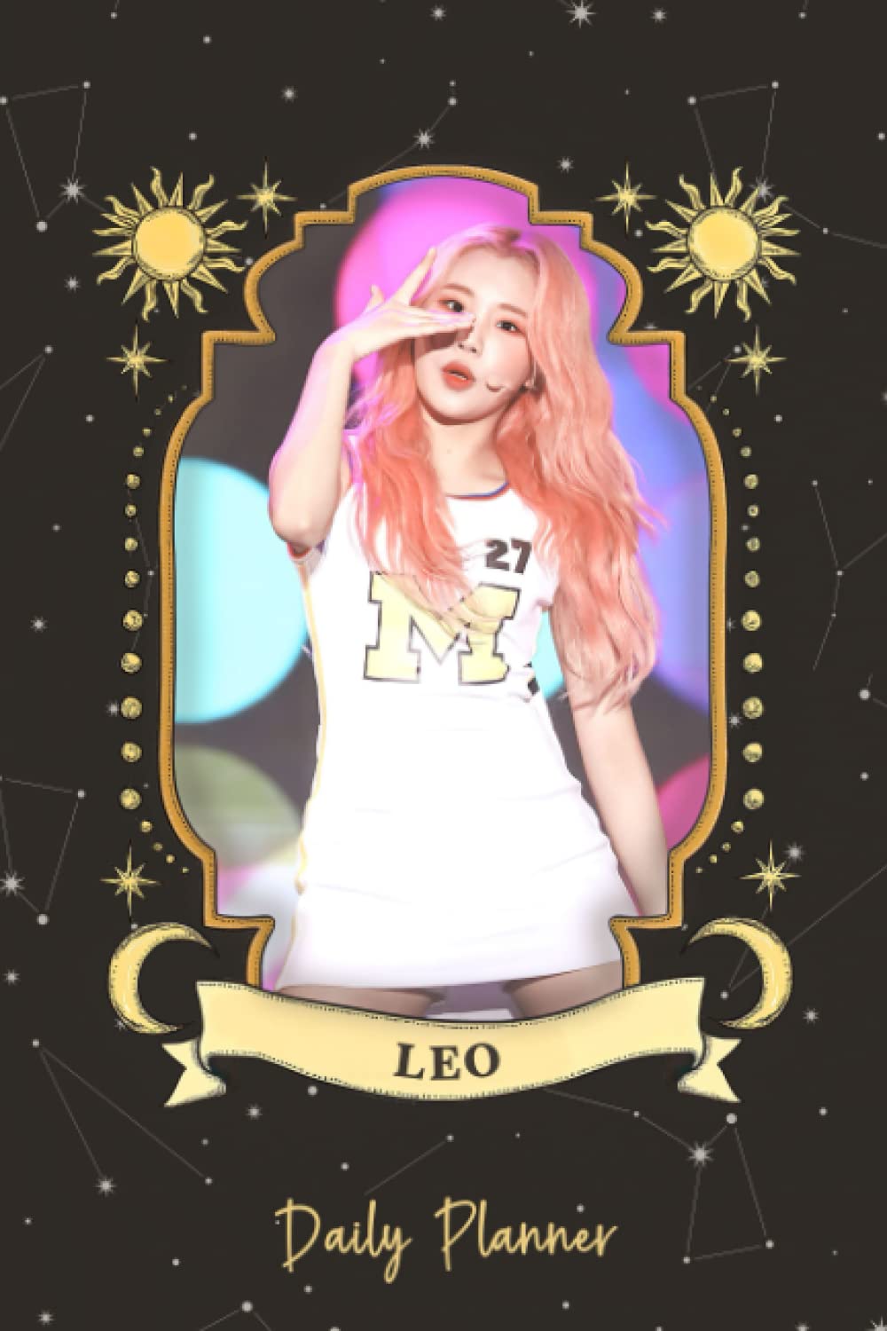 Daily Planner: JooE Singer Of South Korean Girl Group K-Pop J-Pop Zodiac Leo 190 pages 6 x 9" Habit Tracker Zodiac Daily Planner To Track Habits, Moods, Goals, Daily Schedules Horoscope Journal