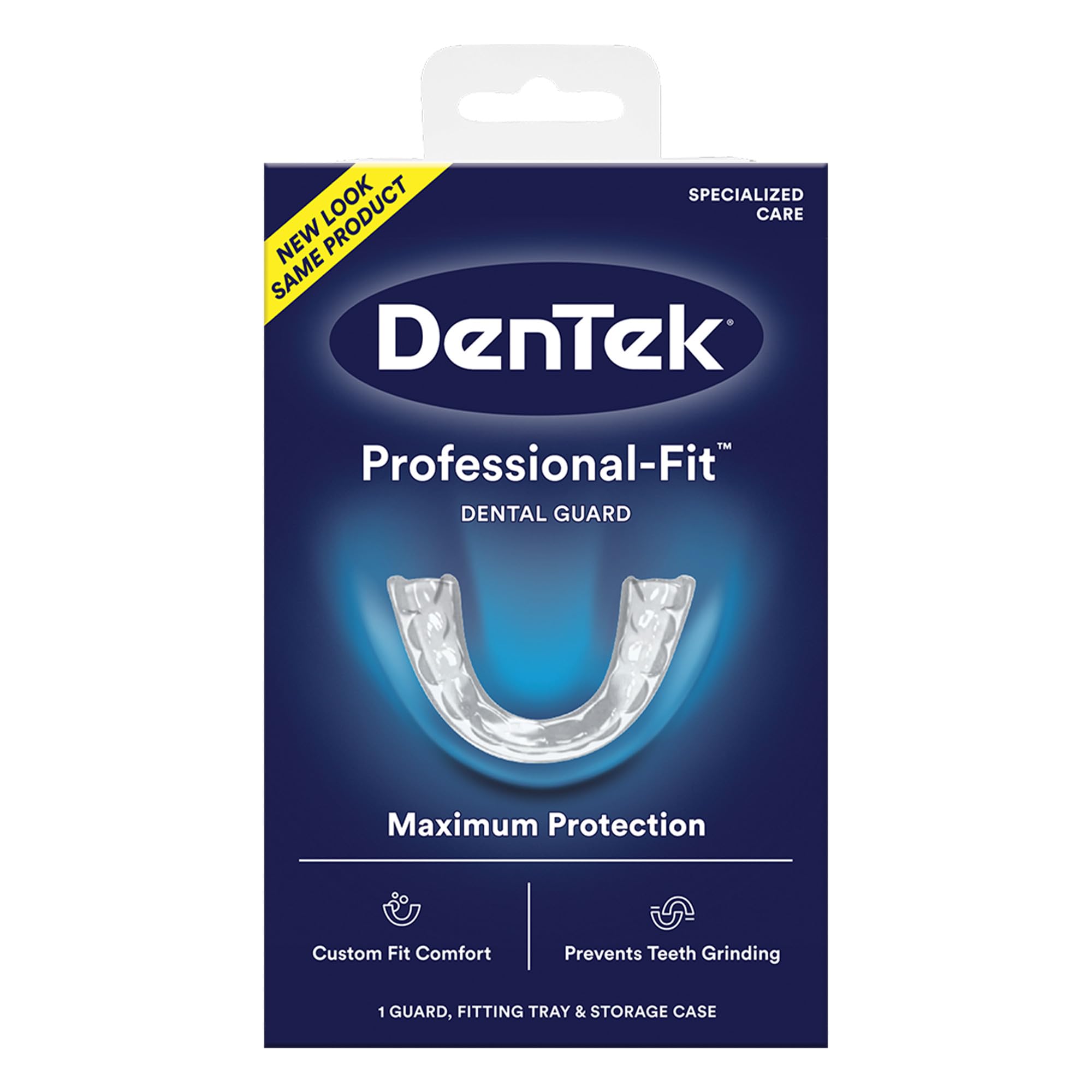 DenTek Professional-Fit Maximum Protection Dental Guard | Protection for Nightime Teeth Grinding | Packaging May Vary